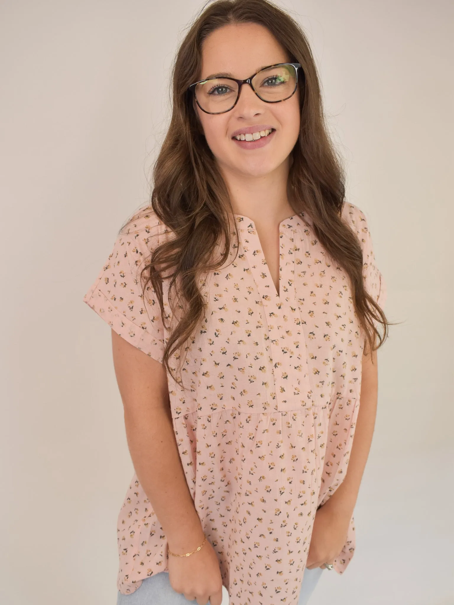 Dream Chasing Floral Peplum Top