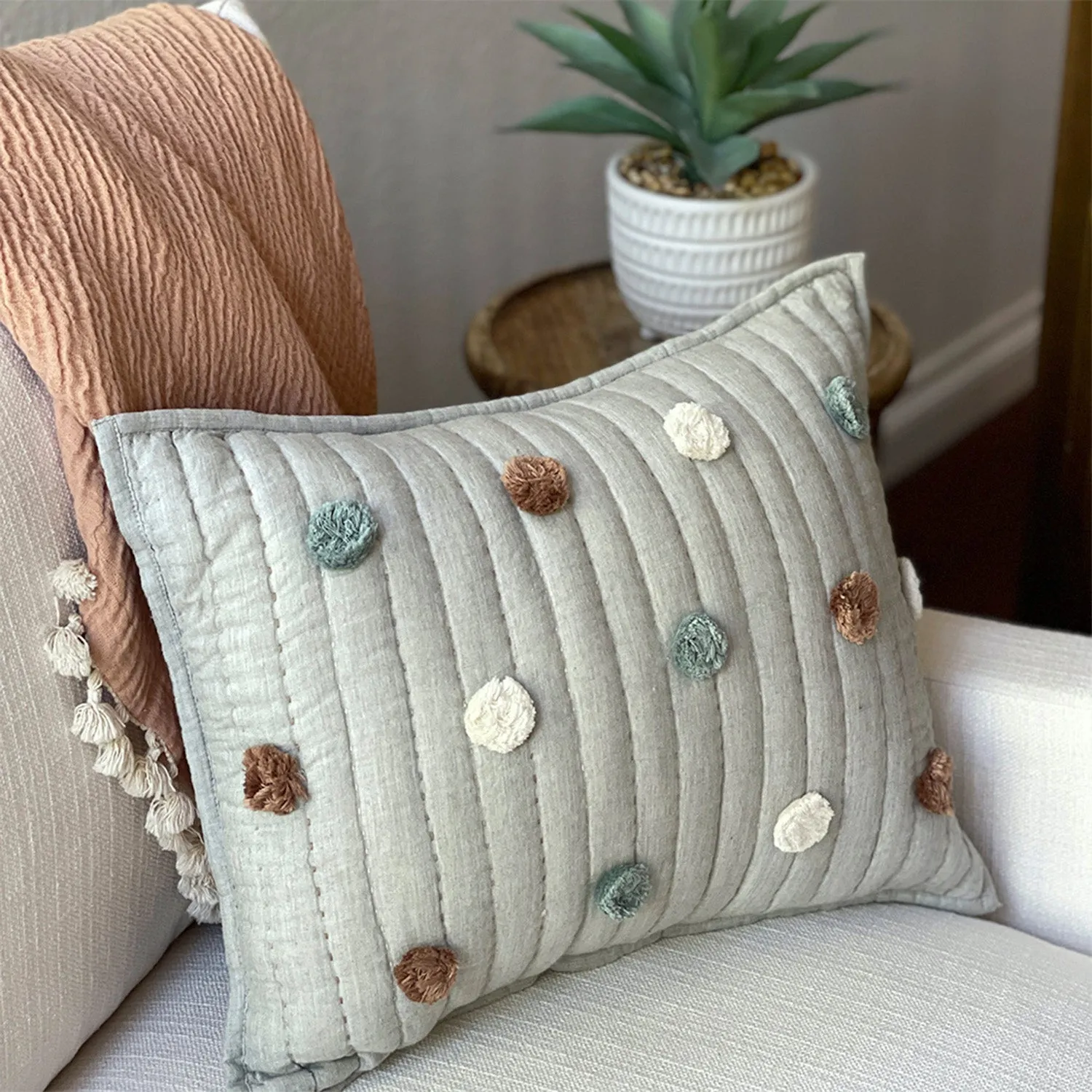 Ezra Quilted Pillow