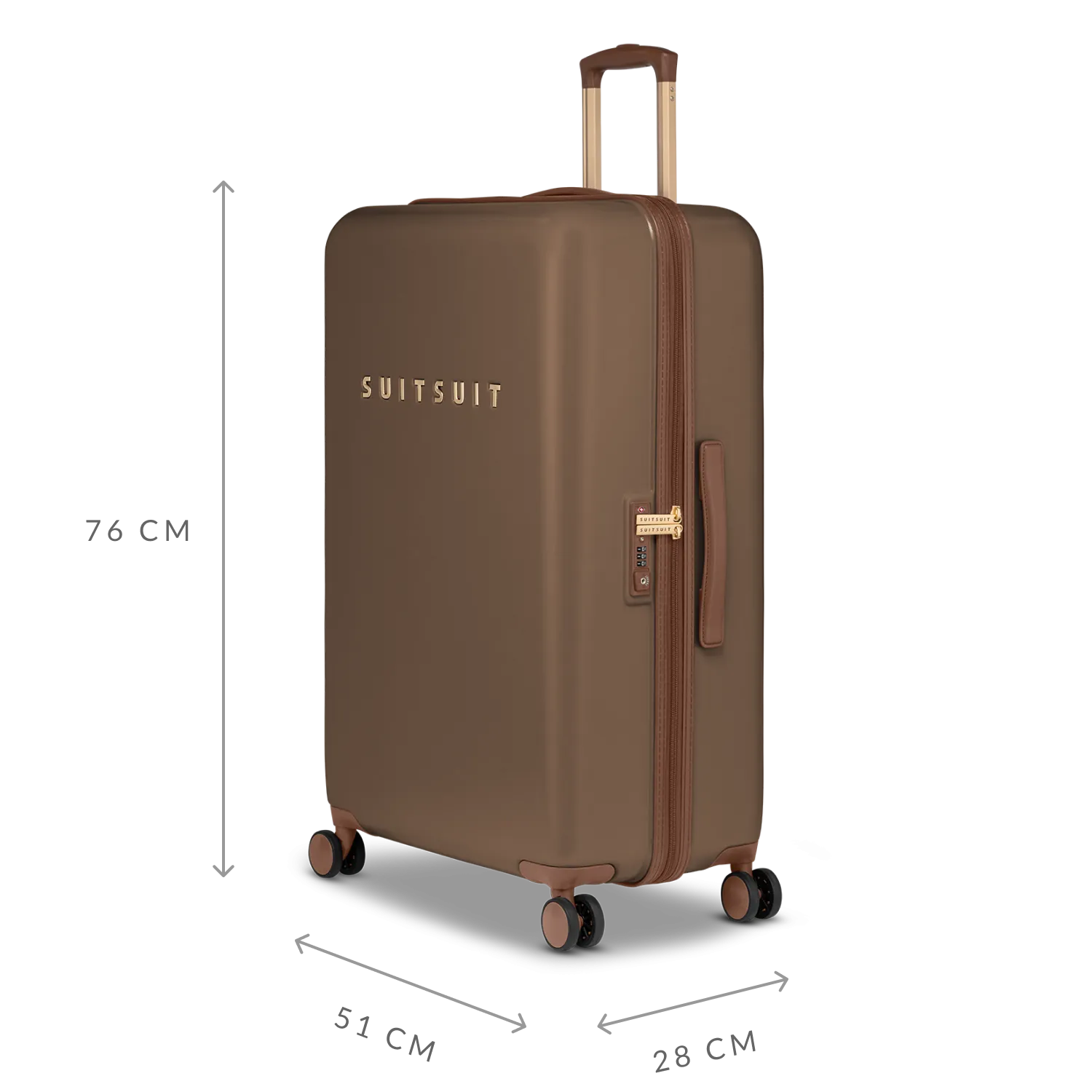 Fab Seventies - Cocoa Brown - Perfect Packing Set (55/76 cm)
