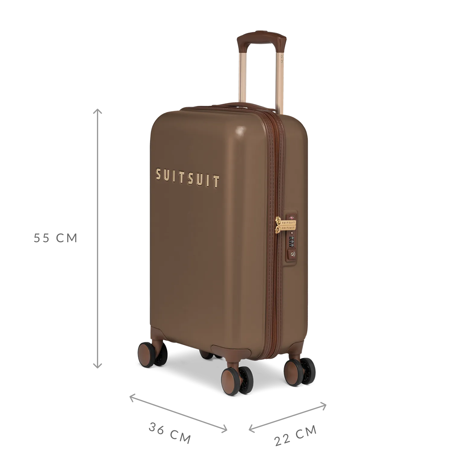 Fab Seventies - Cocoa Brown - Perfect Packing Set (55/76 cm)
