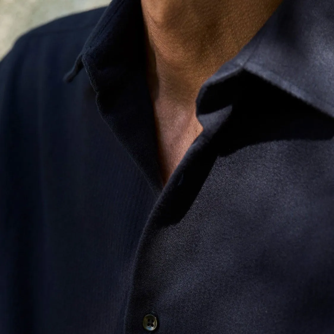 Flannel Shirt Alcea Navy