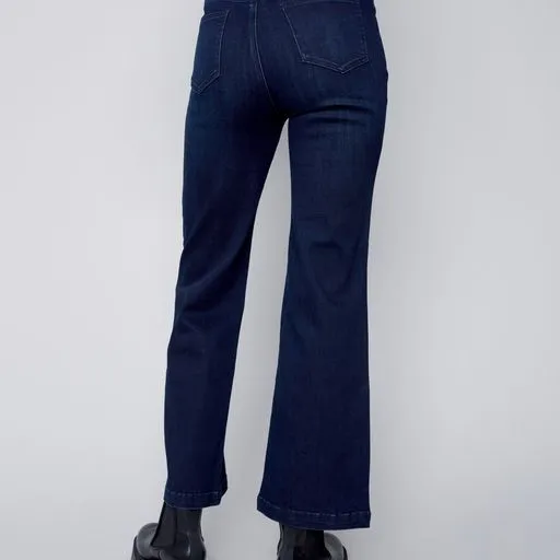 Flared Pull On Jeans