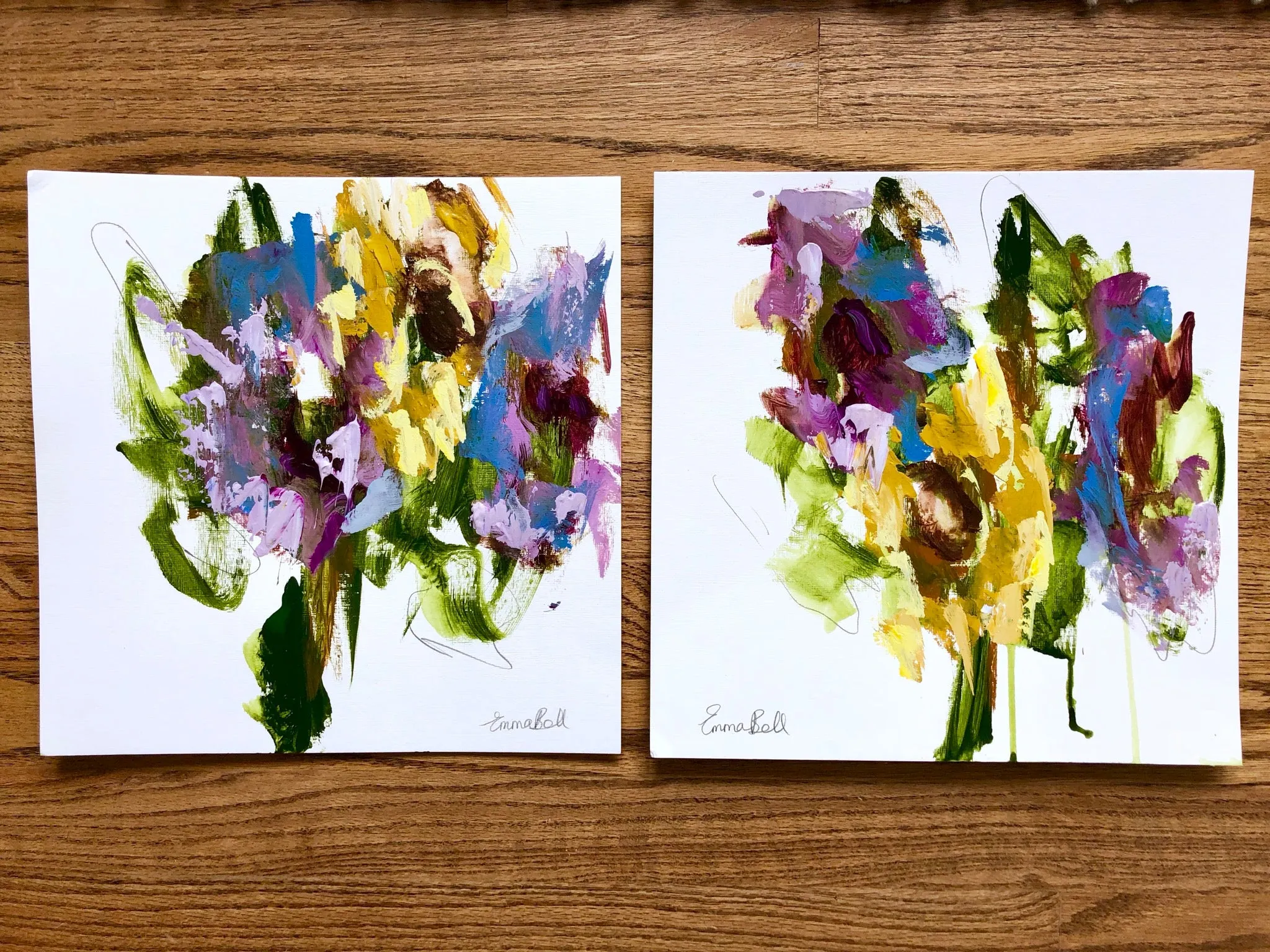 Florals on Paper IX