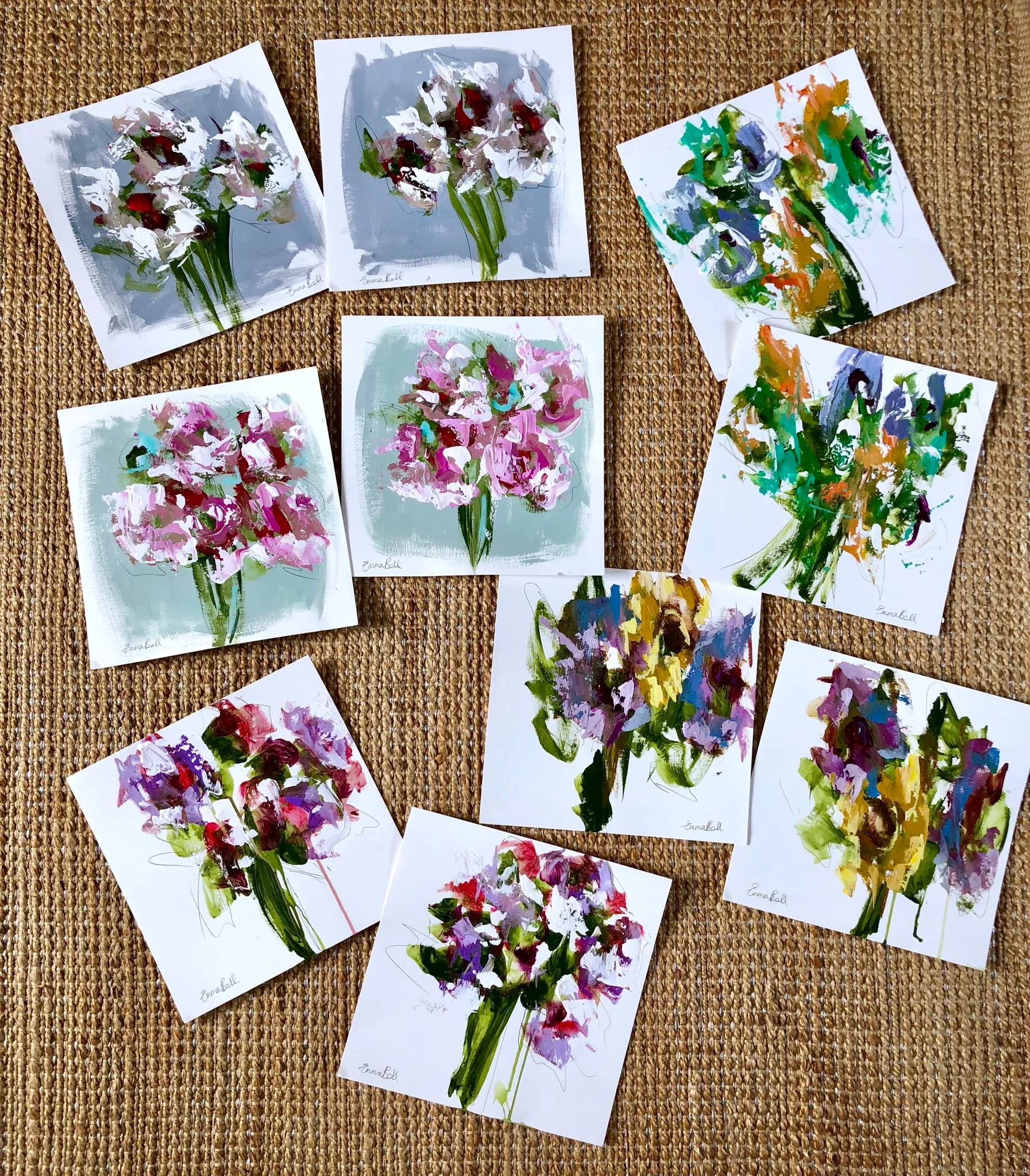 Florals on Paper IX