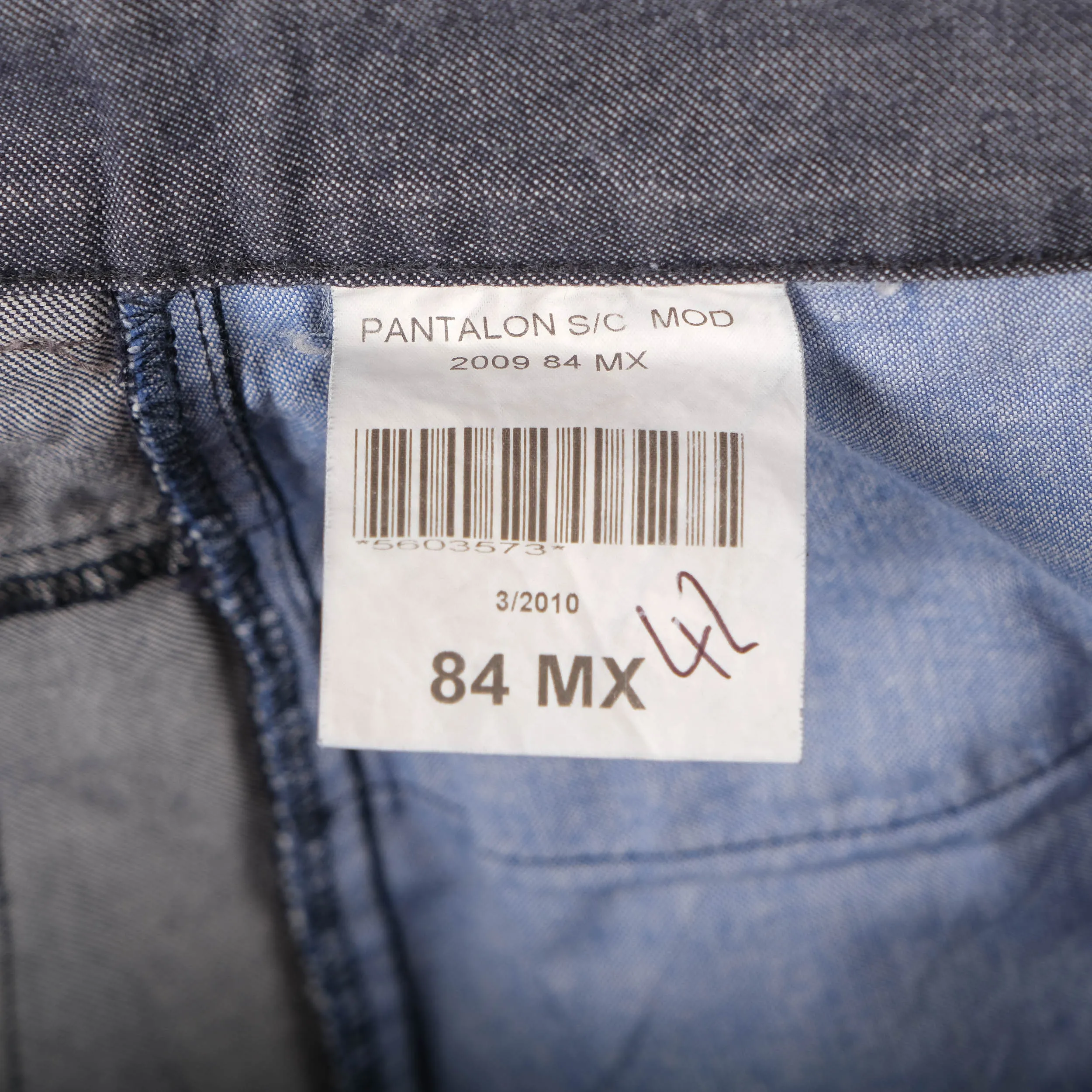 FRENCH 5 POCKETS DENIM PANTS