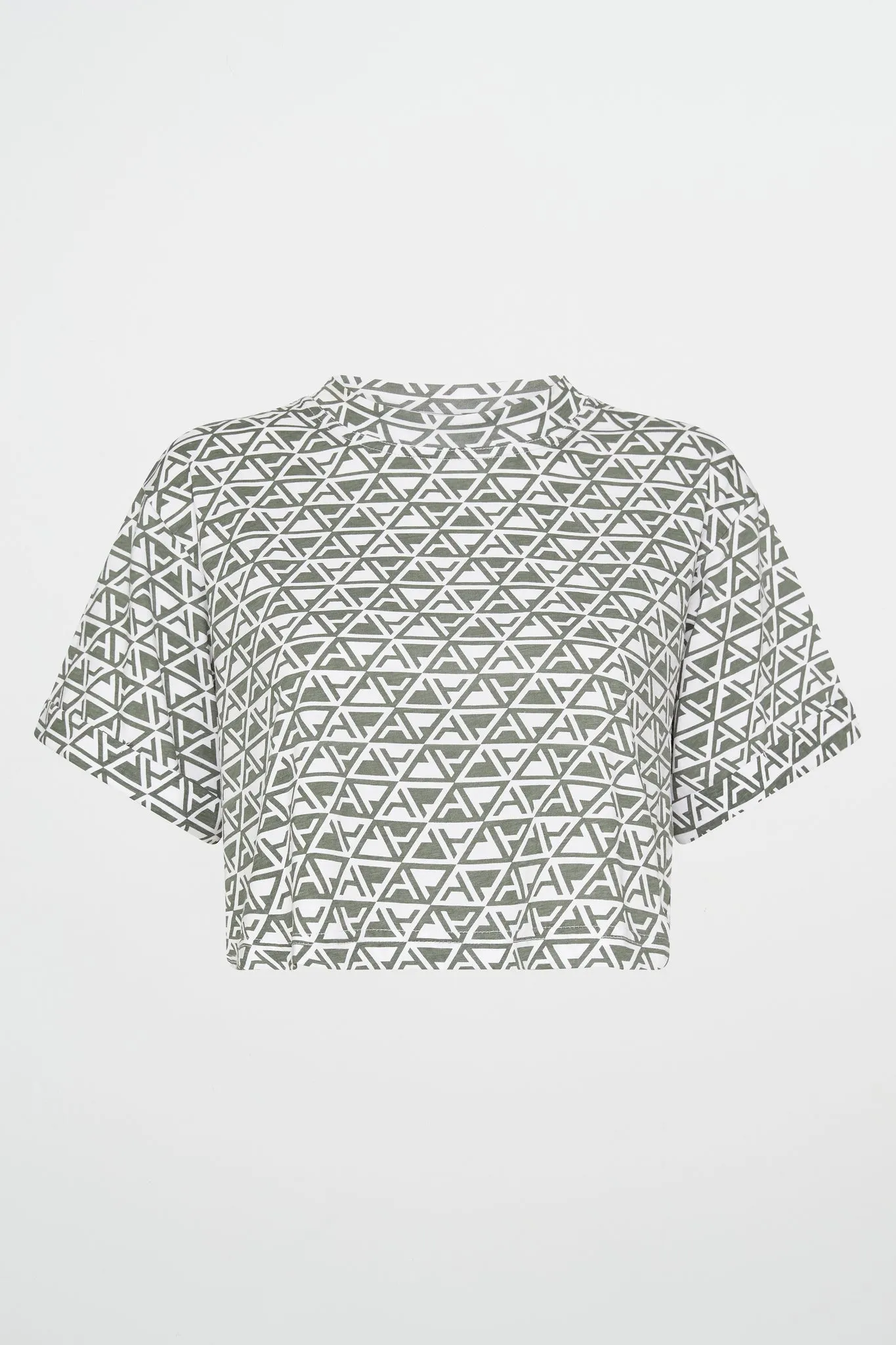 Geo Print Crop T-Shirt 105