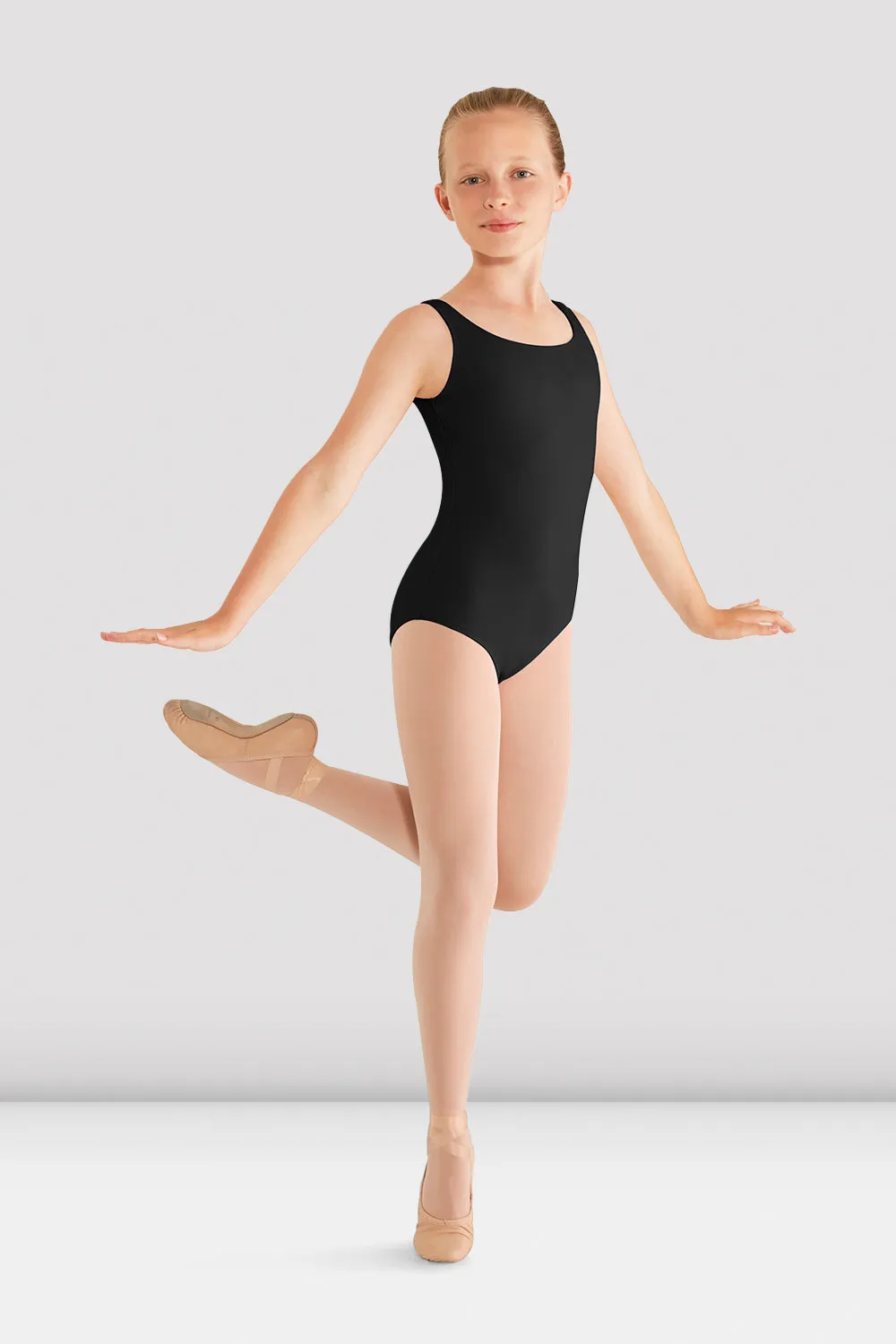 Girls Mirella Basic Tank Leotard