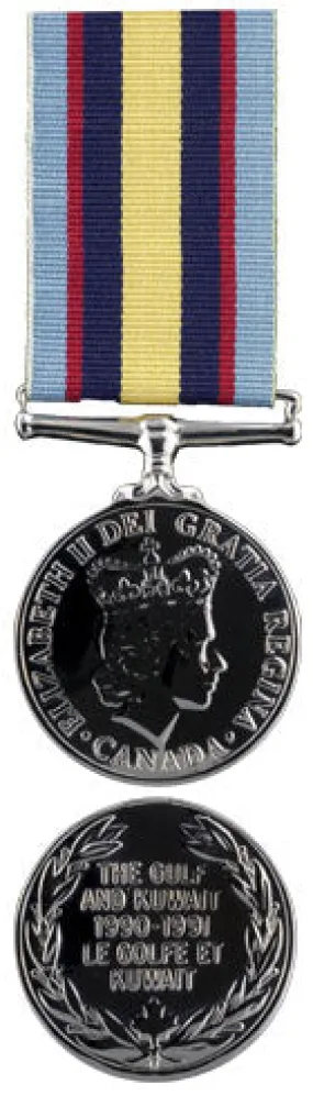 Gulf and Kuwait Medal Miniature
