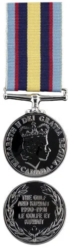Gulf and Kuwait Medal Miniature
