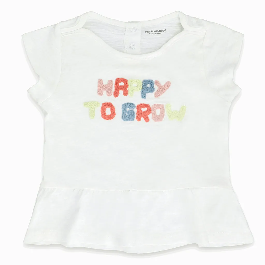 Happy to Grow-UK-Girls Peplum Top