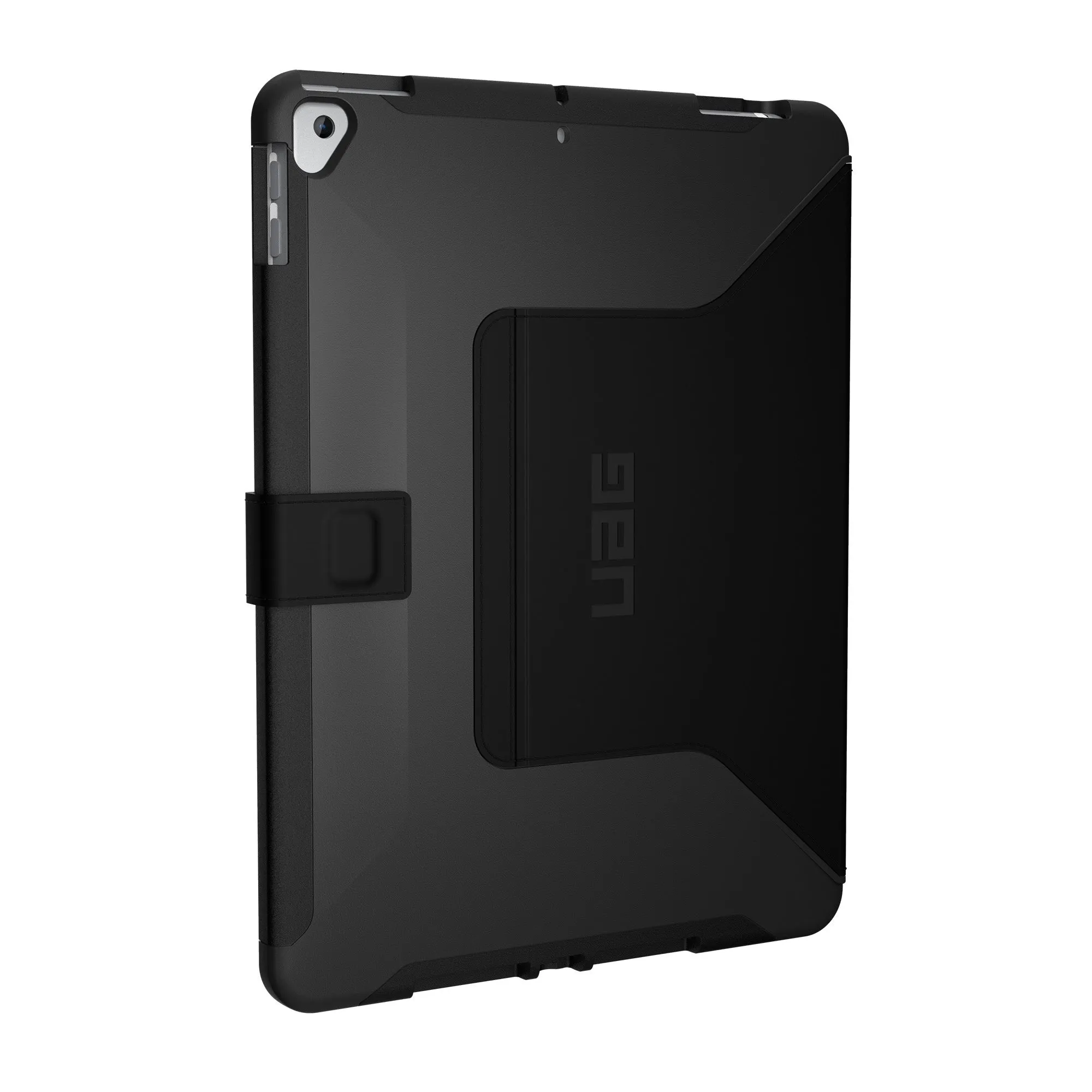 iPad 10.2 (2019-2021) (7th-9th Gen) UAG Black Scout w/Folio Series Case - 15-07250
