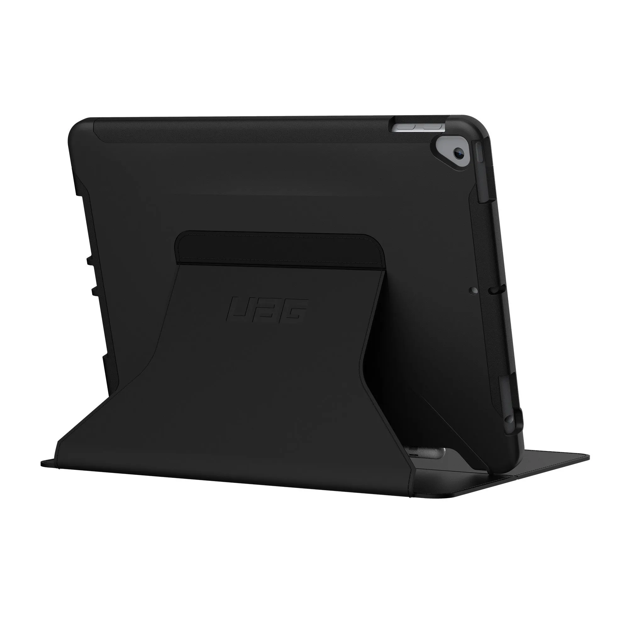 iPad 10.2 (2019-2021) (7th-9th Gen) UAG Black Scout w/Folio Series Case - 15-07250