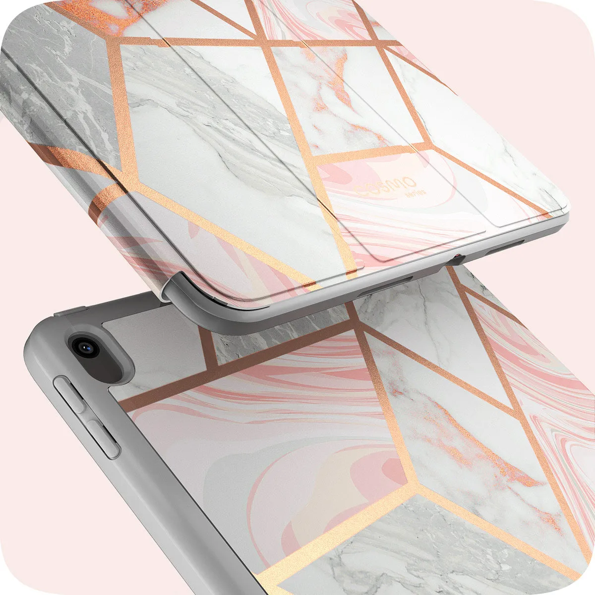 iPad 10.2 inch (2019 | 2020) Cosmo Case(open box)-Marble Pink