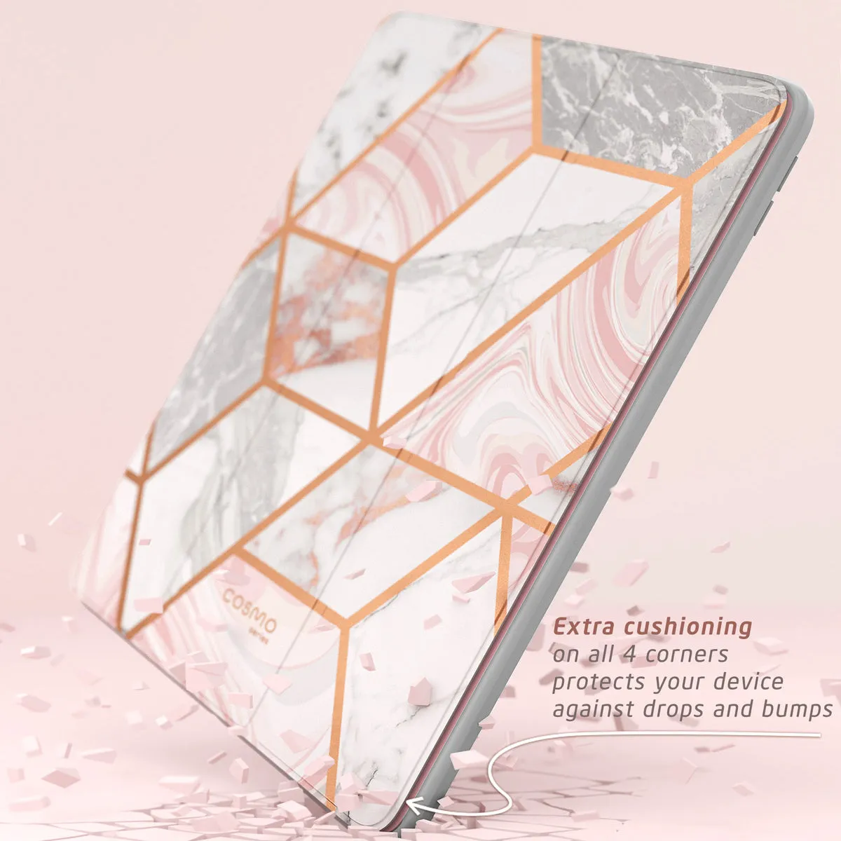 iPad 10.2 inch (2019 | 2020) Cosmo Case(open box)-Marble Pink