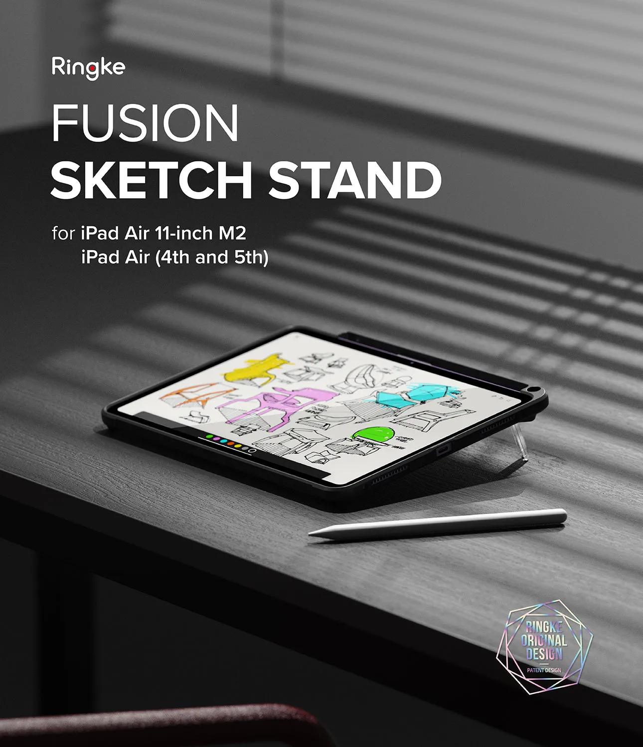 iPad Air 11" (M2) / Air 5 / Air 4 Case | Fusion Sketch Stand