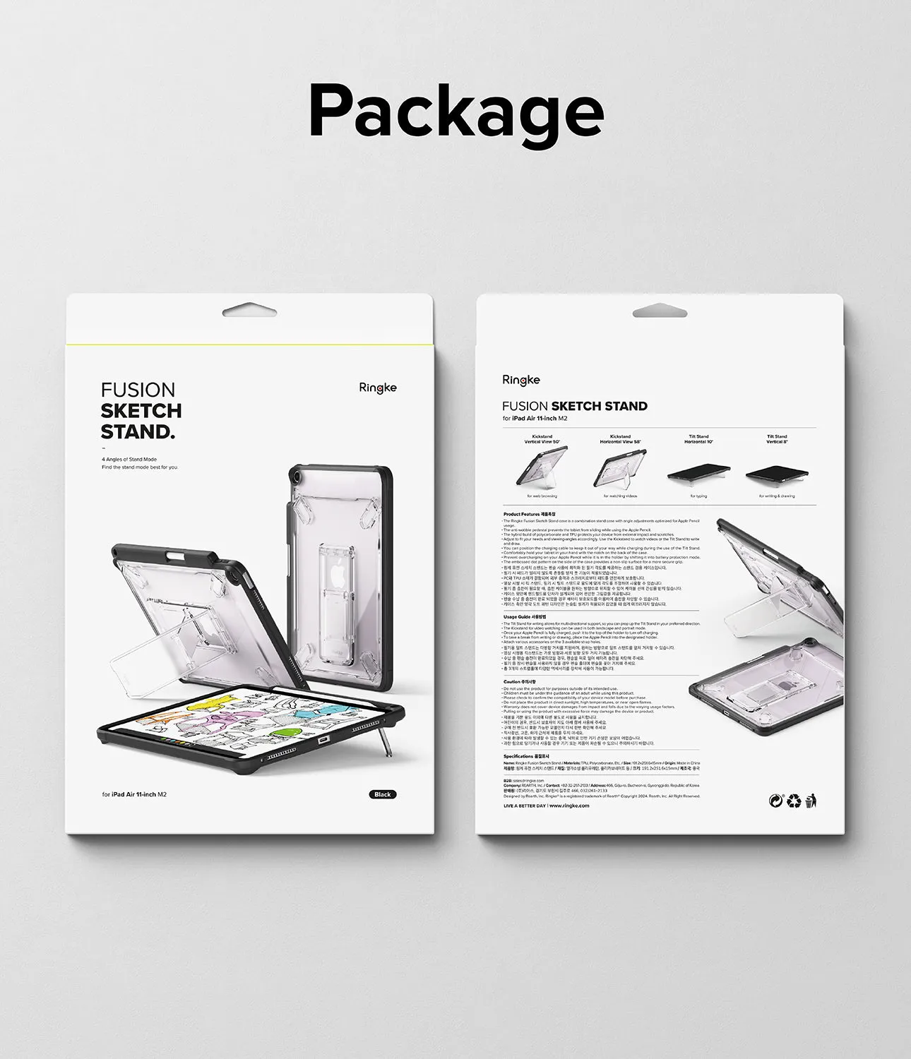 iPad Air 11" (M2) / Air 5 / Air 4 Case | Fusion Sketch Stand