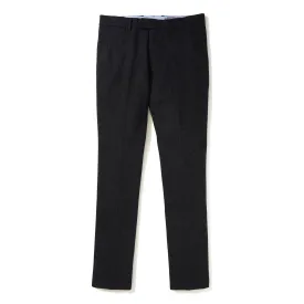 Italian Wool Flannel Dress Pants - Heather Charcoal