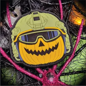 Jack - Pumpkin Helmet -  3" PVC Patch
