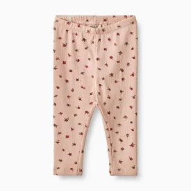 Jersey Leggings Jules | Baby - pink sand flowers