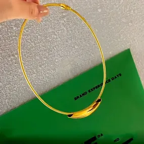 Just Lil Things Artificial  Gold  Necklace jltn0843