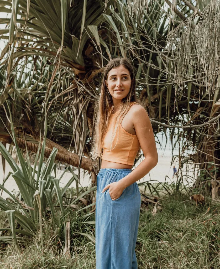 Kinsley Pant | Stonewash Blue
