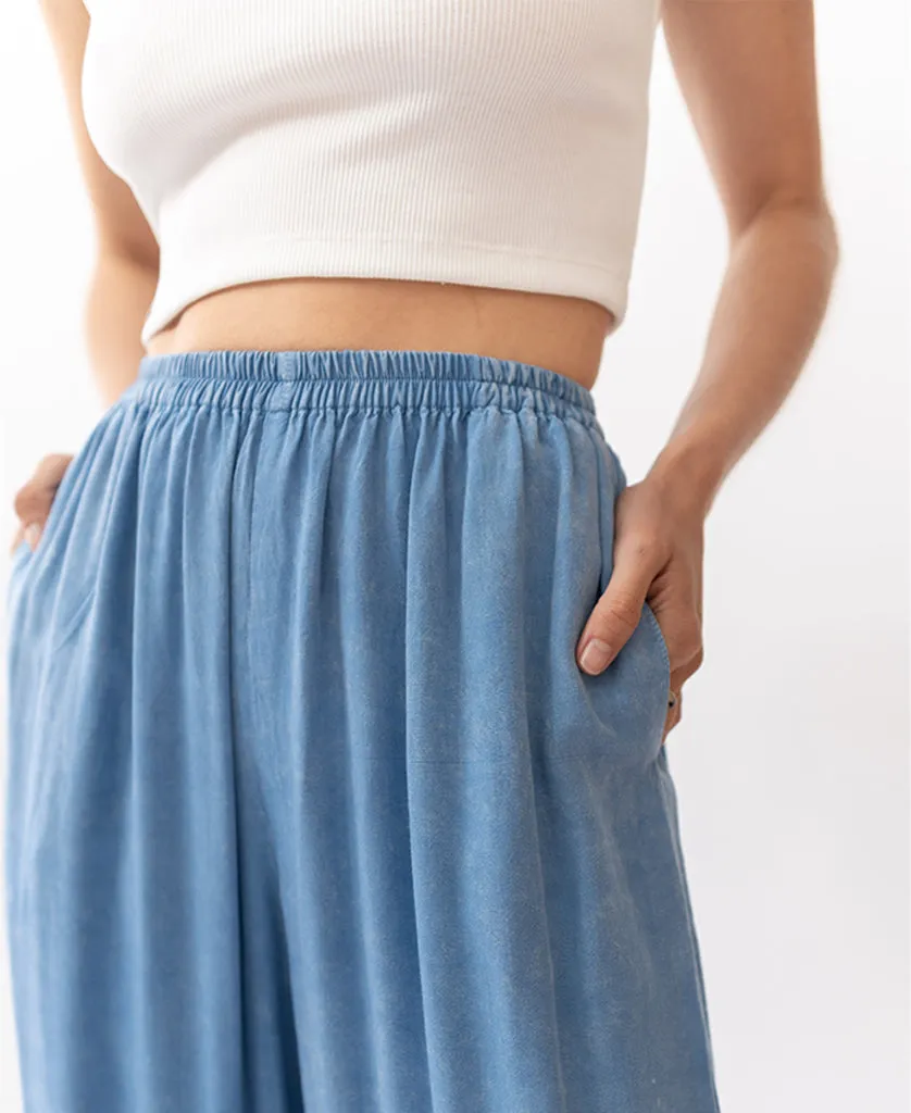 Kinsley Pant | Stonewash Blue