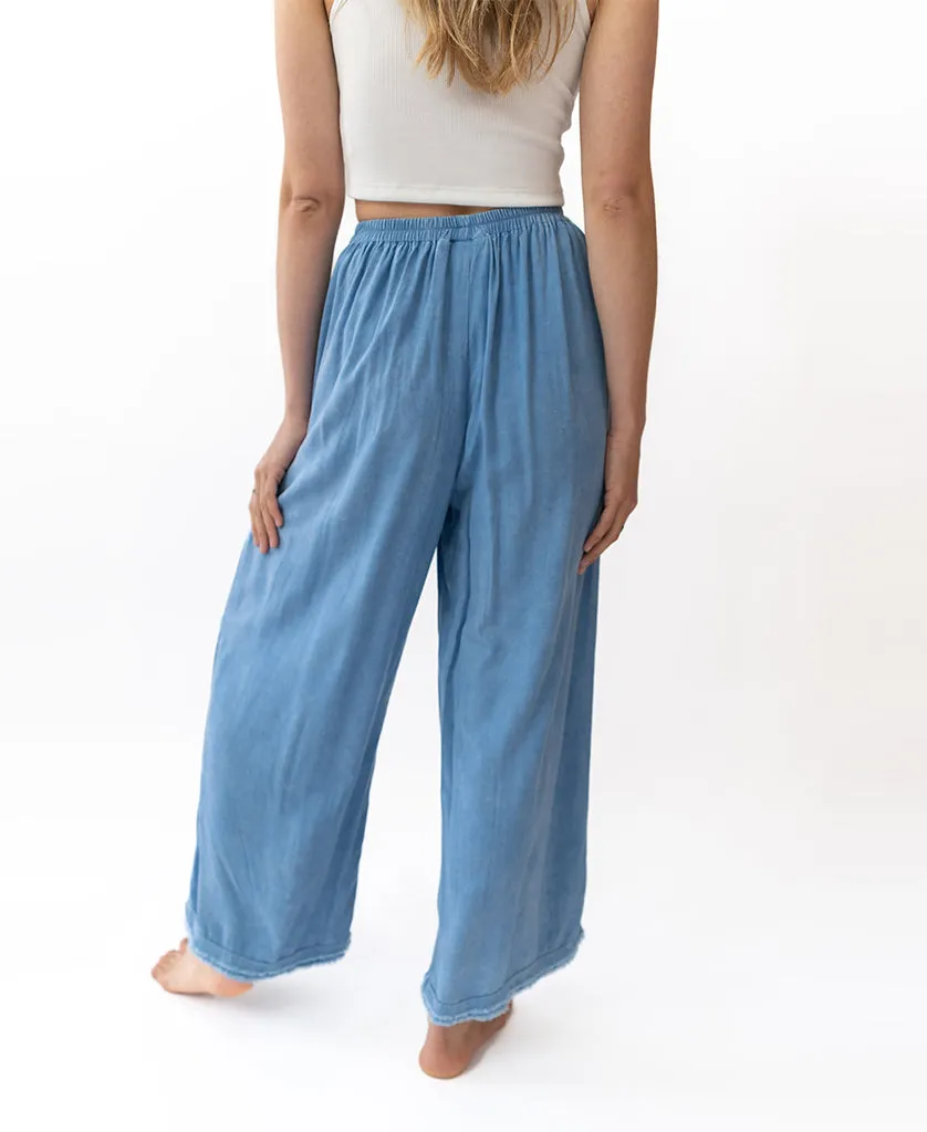 Kinsley Pant | Stonewash Blue