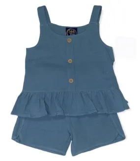 Kylie Short Set-Blue