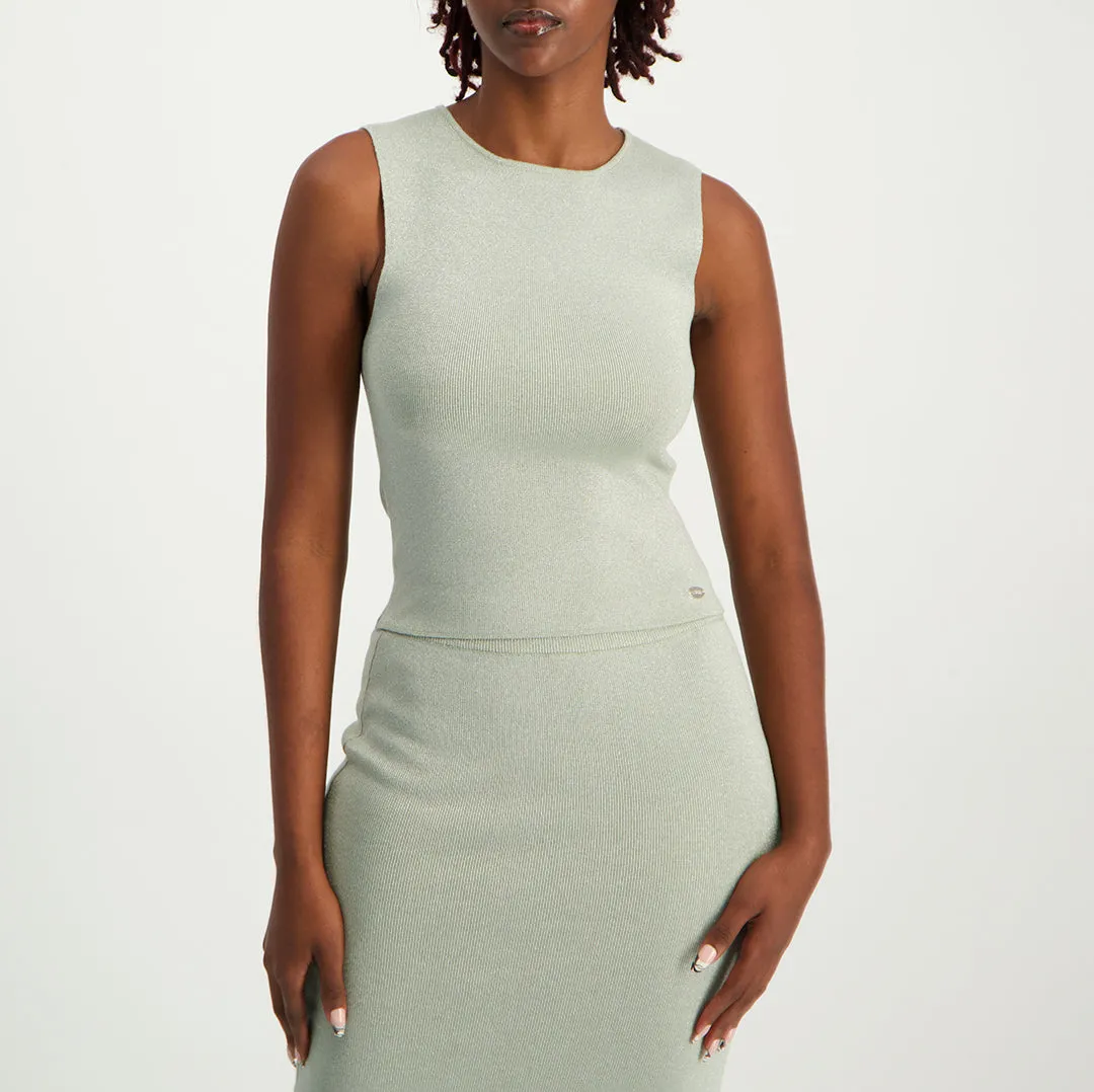 LADIES CIARRA SLEEVELESS KNIT TOP