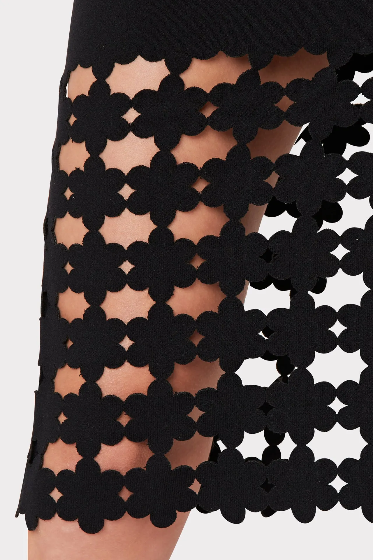 Laser Cutout Dress