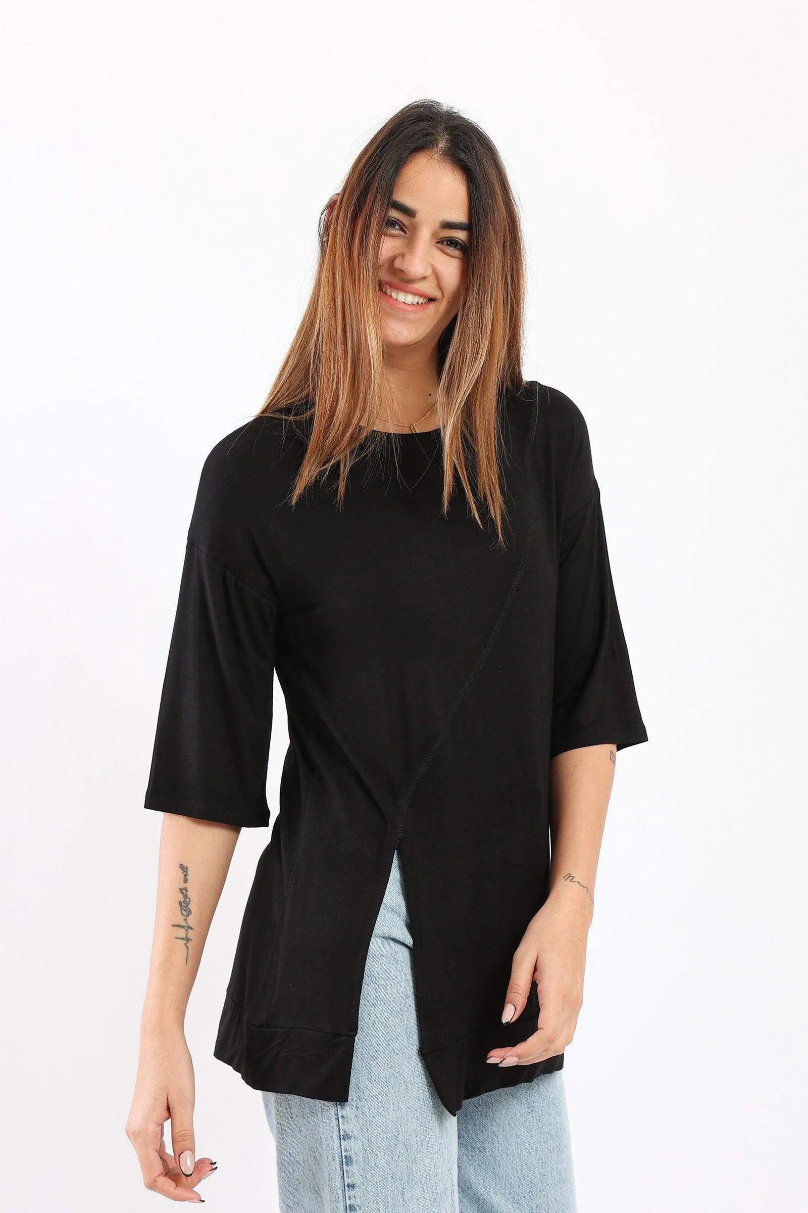 Lounge Top with Front Slit