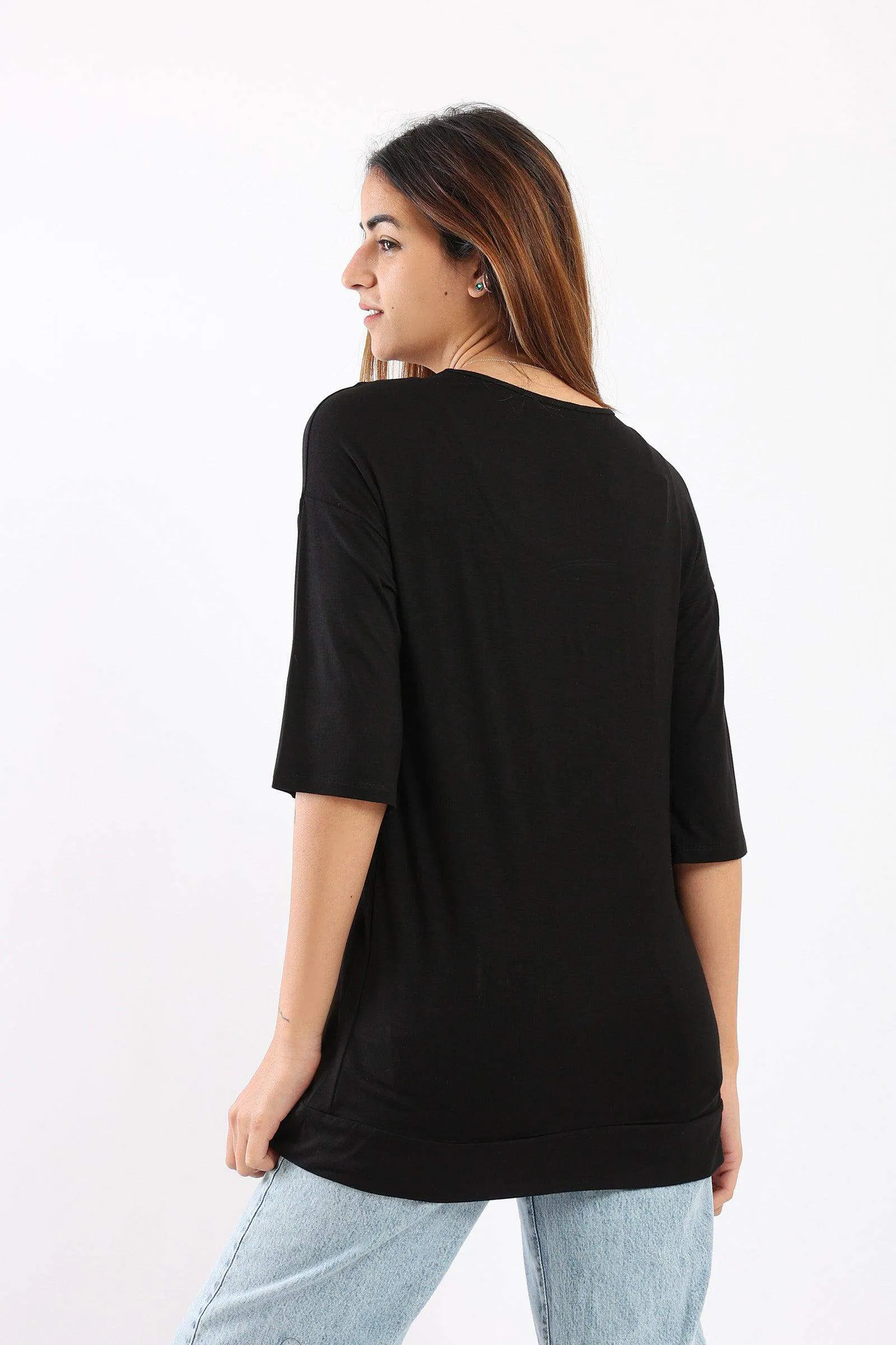 Lounge Top with Front Slit