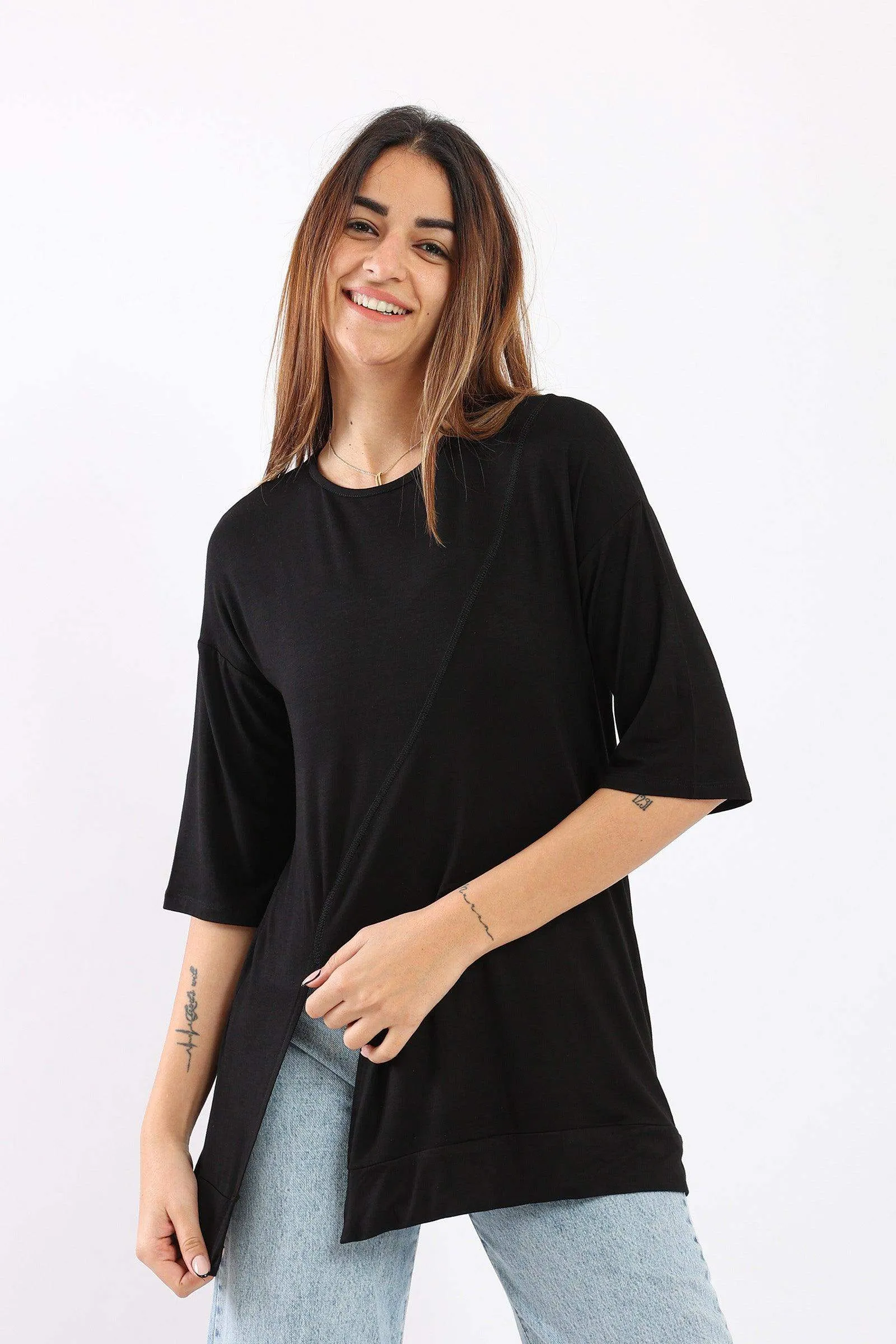 Lounge Top with Front Slit