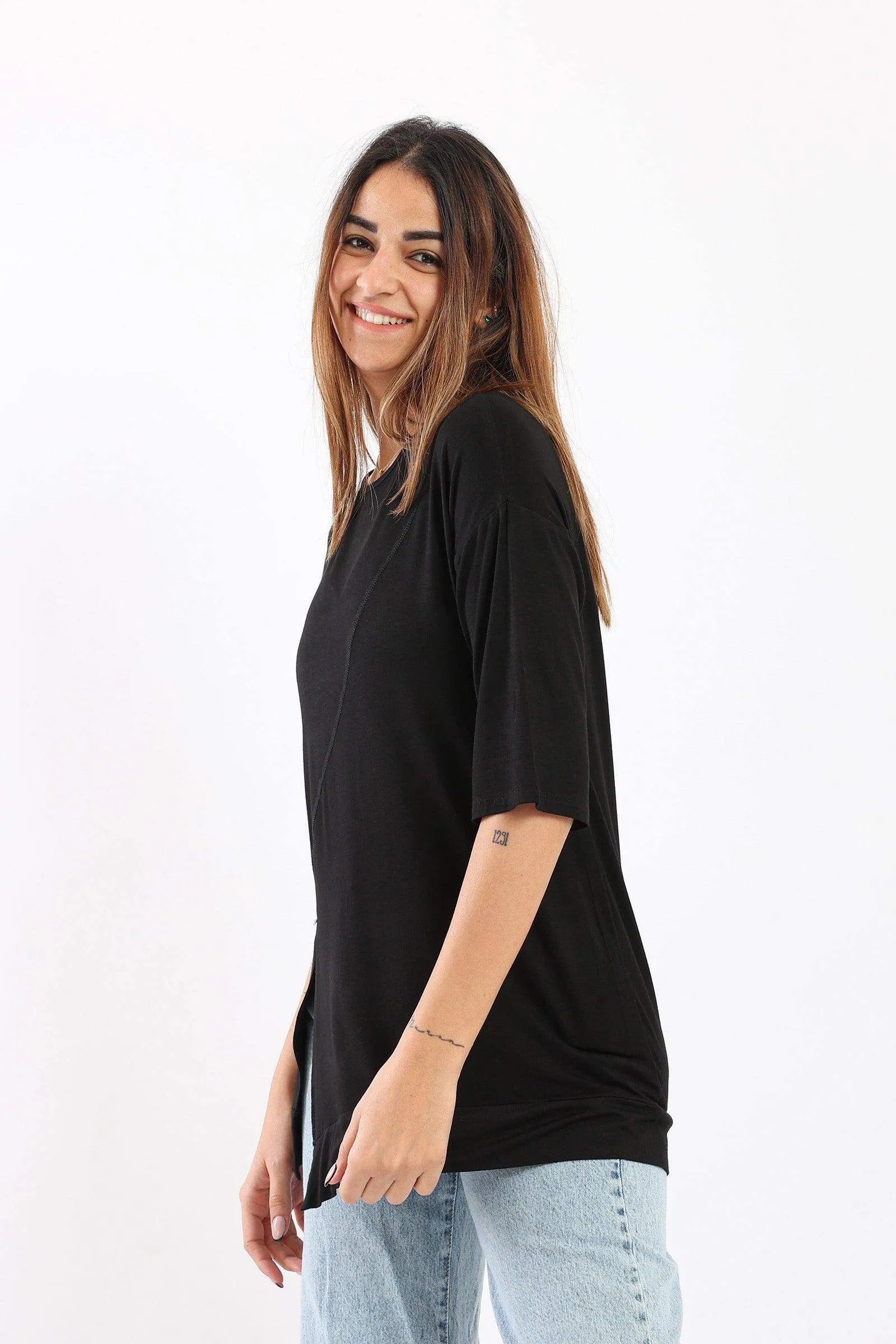 Lounge Top with Front Slit