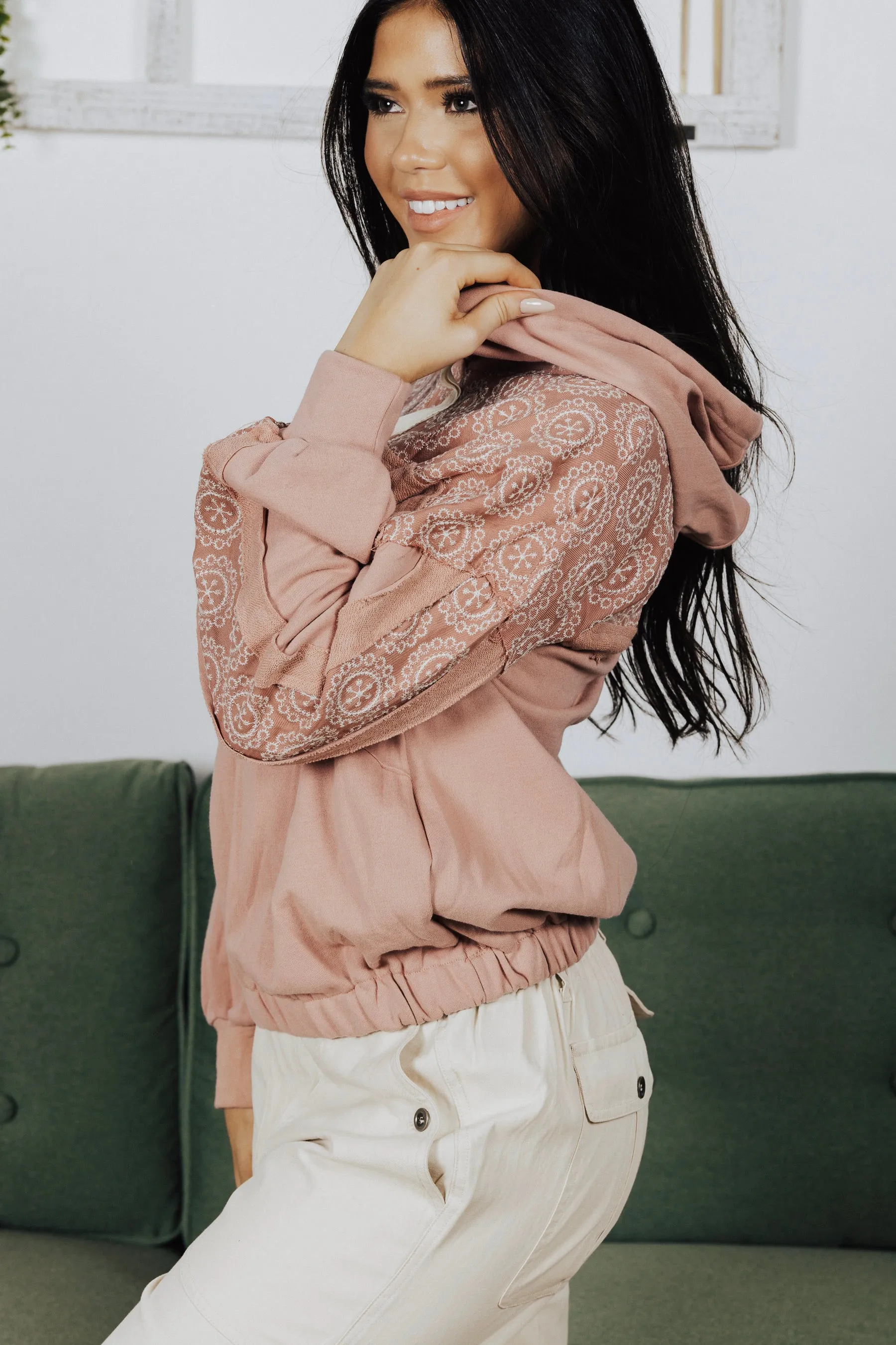 Lucy Embroidered Hoodie
