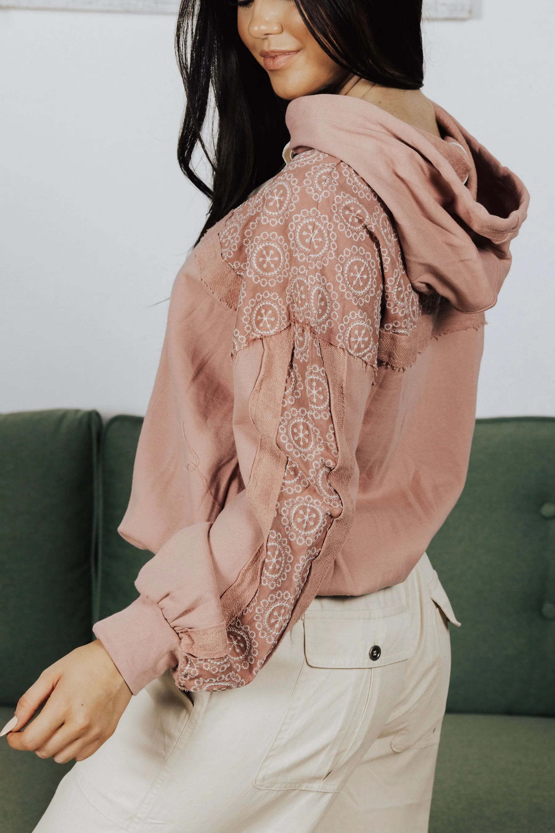 Lucy Embroidered Hoodie