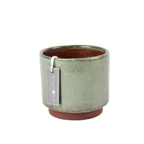 Malibu Glazed Pot - Green