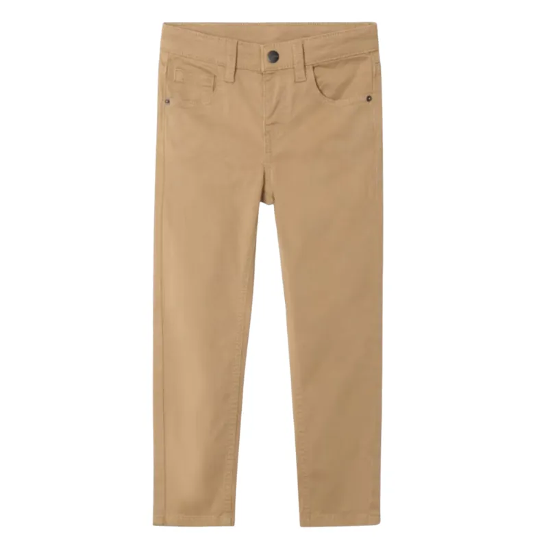 Mayoral - Boys Slim Fit Pants in Toffee