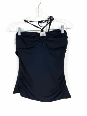 Michael Kors Size XS Black Keyhole Solid Swimwear 2-PC Swimsuit