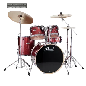 Pearl EXPORT 5 Pc Shell Pack BLACK CHERRY GLITTER (22" kick)