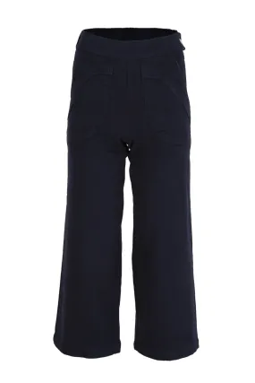 Peggy Brushed Cotton Pants Navy