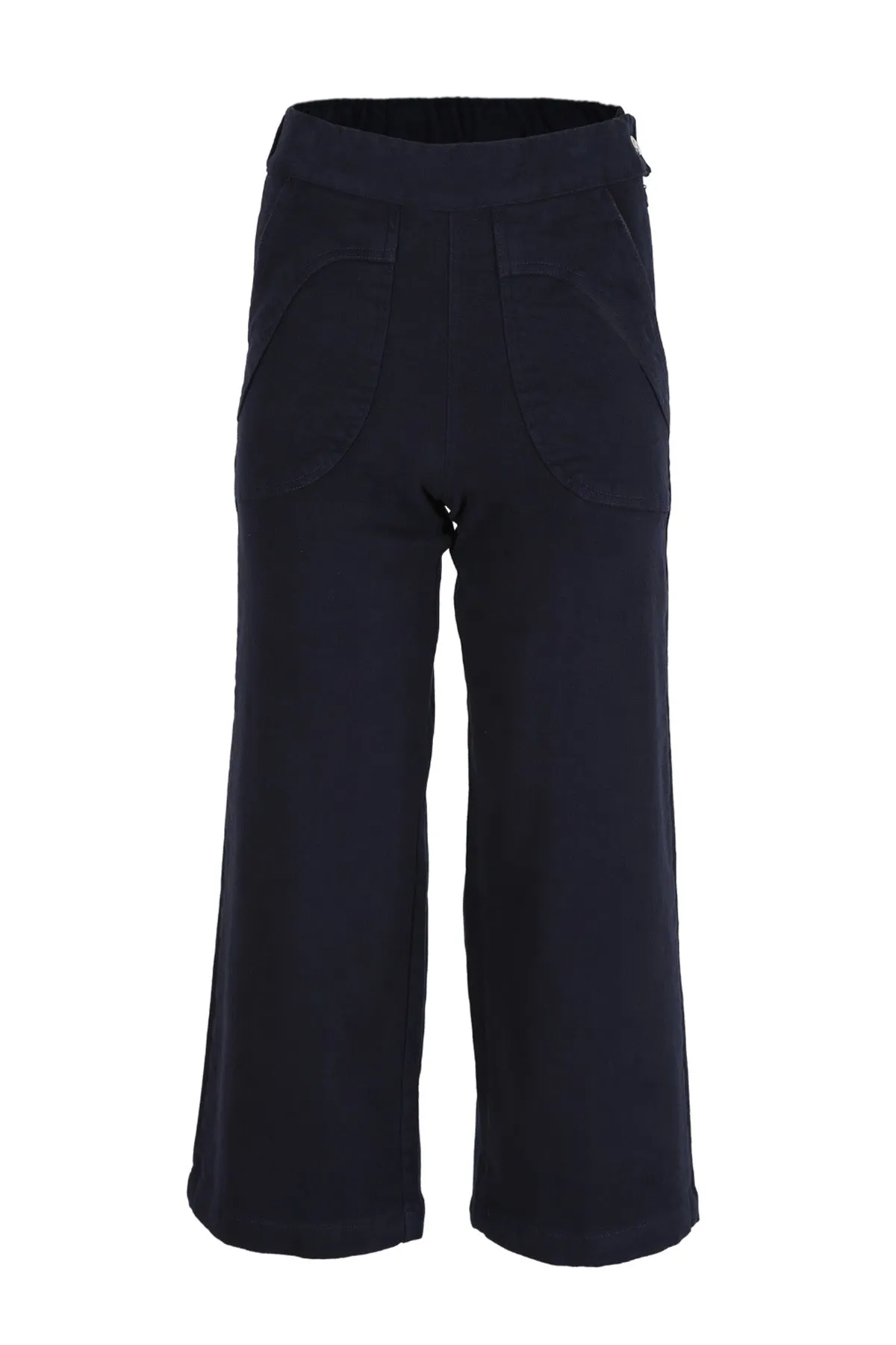 Peggy Brushed Cotton Pants Navy