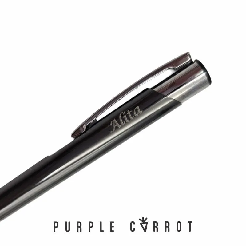 Personalised Metallic Pen & Pencil Set