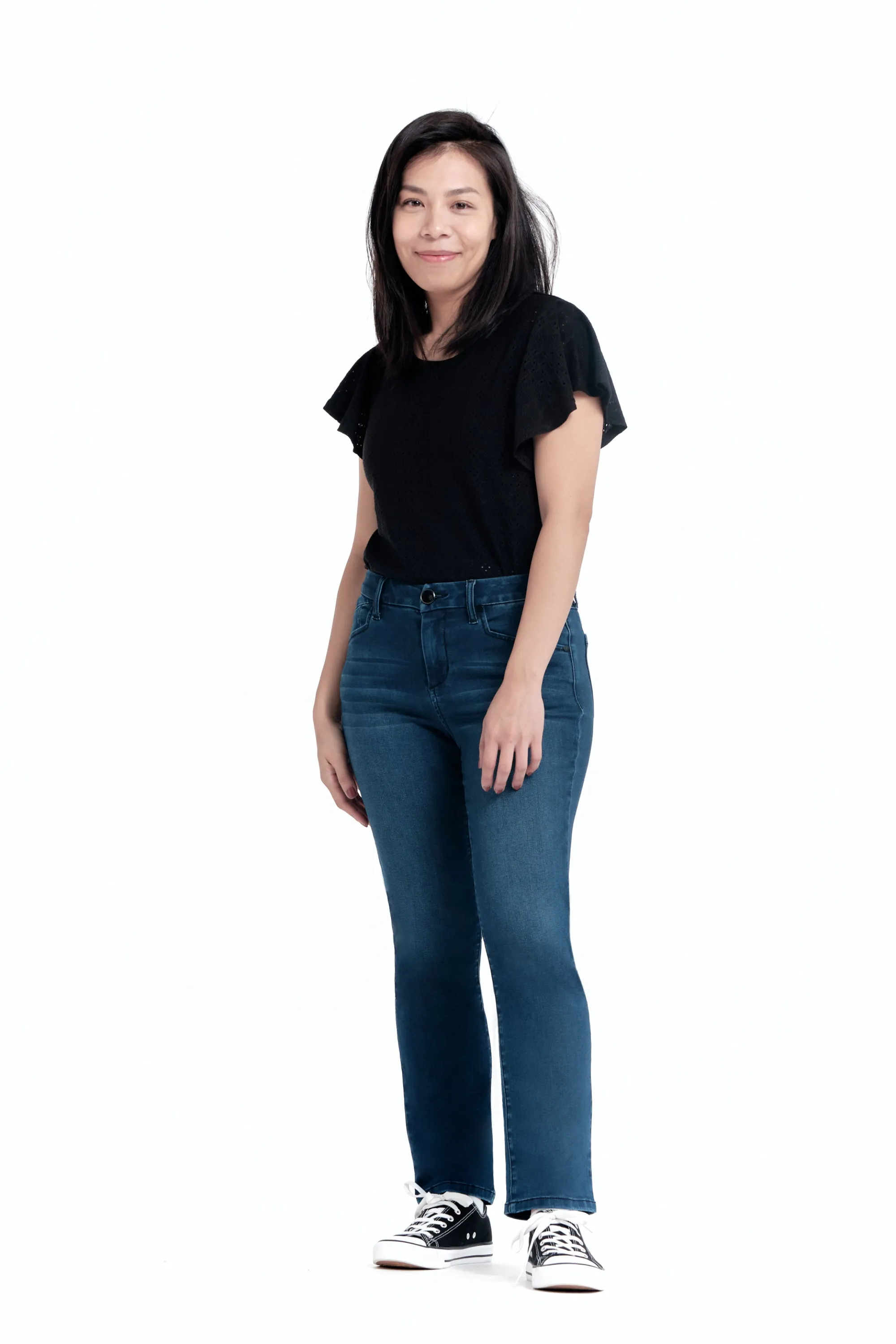 Petite Sheila Better Butter Slim Straight in Lanie