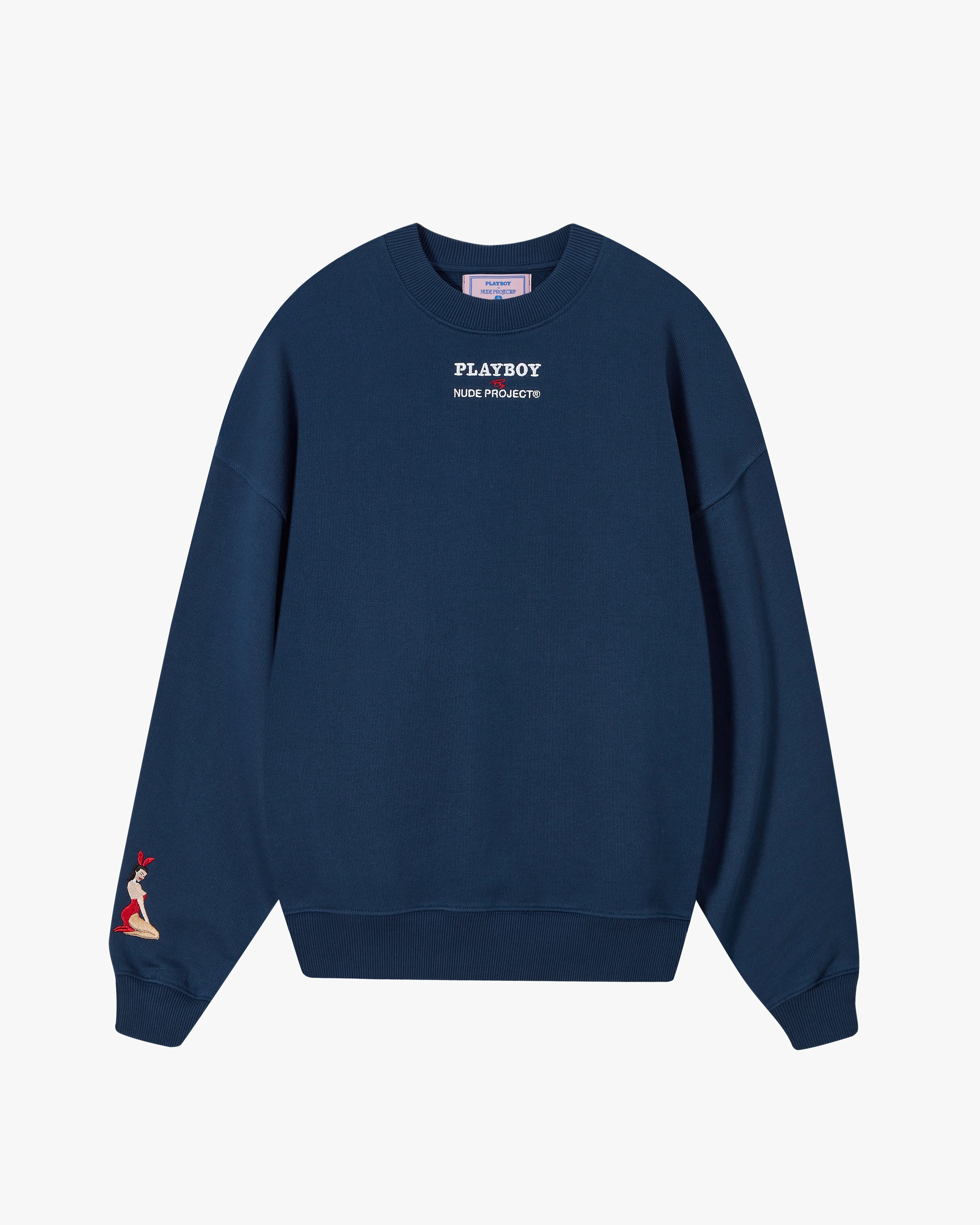 PIN-UP CREWNECK NAVY