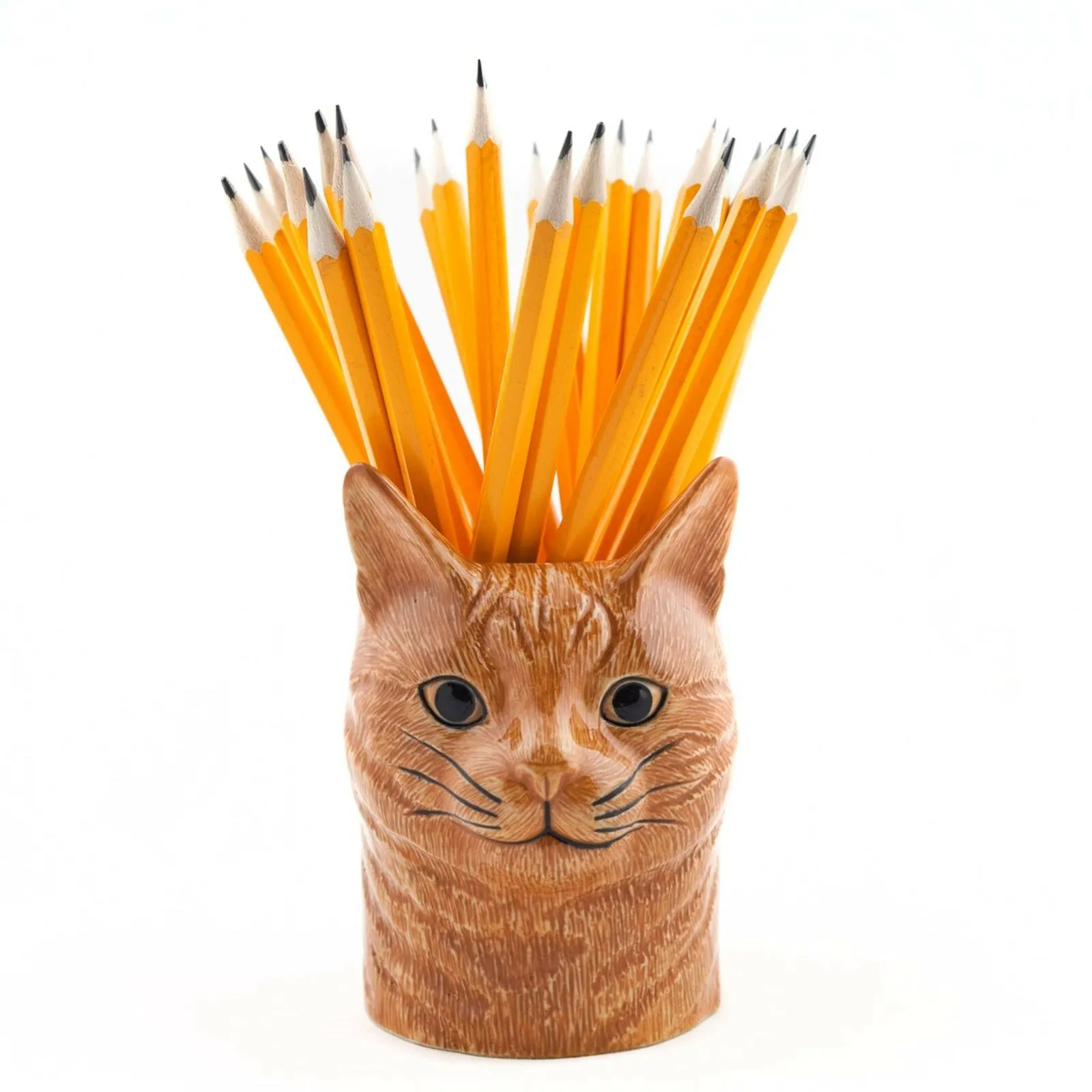 Quail Ceramics: Pencil Pot: Cat: Vincent