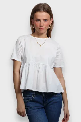 "Belle" blouse white