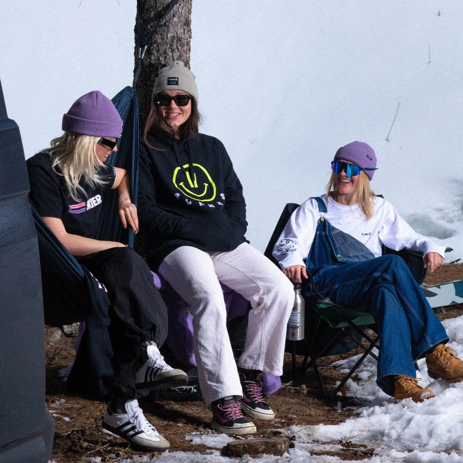 Rave Face Organic Raglan Hoodie