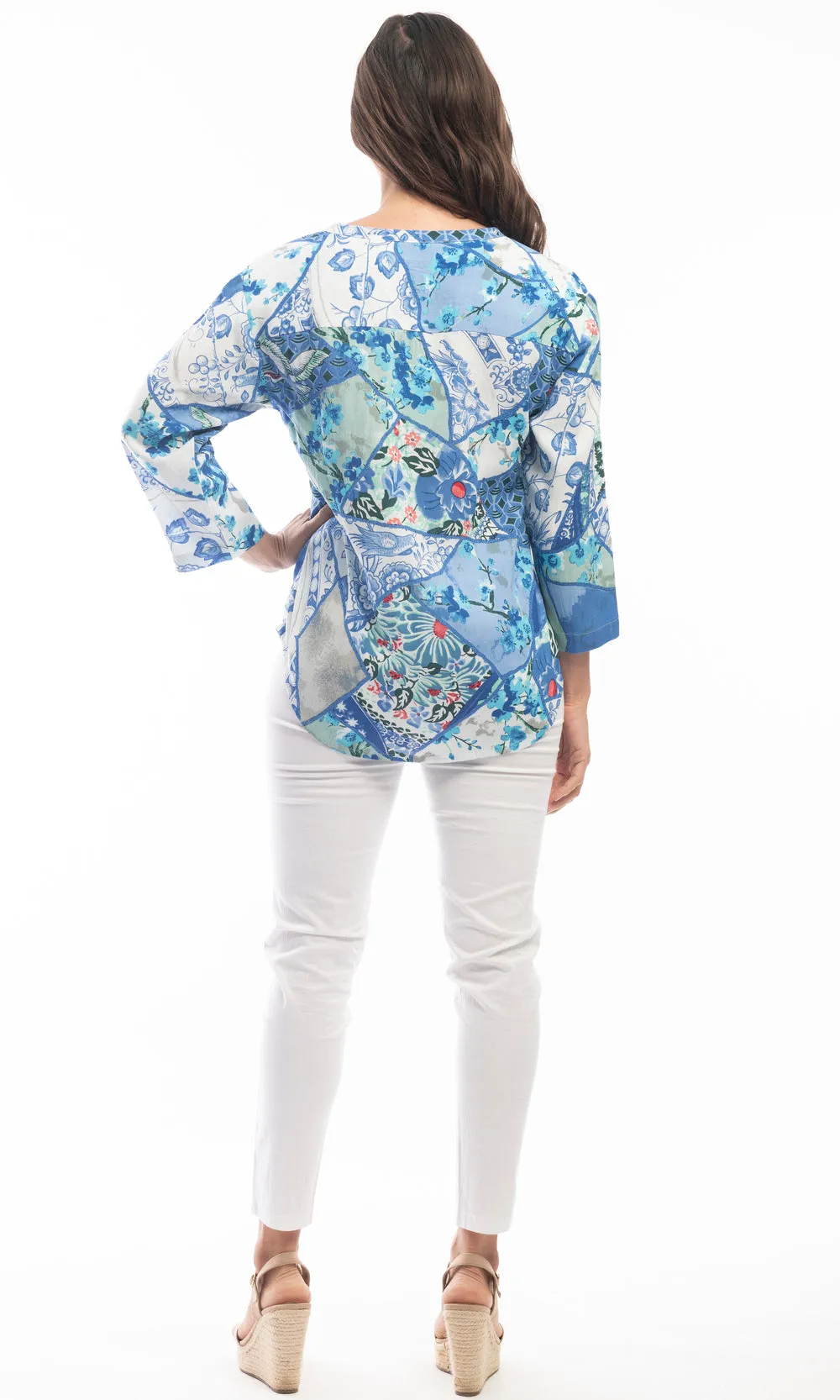 Rayon Top Boho Kintsugi