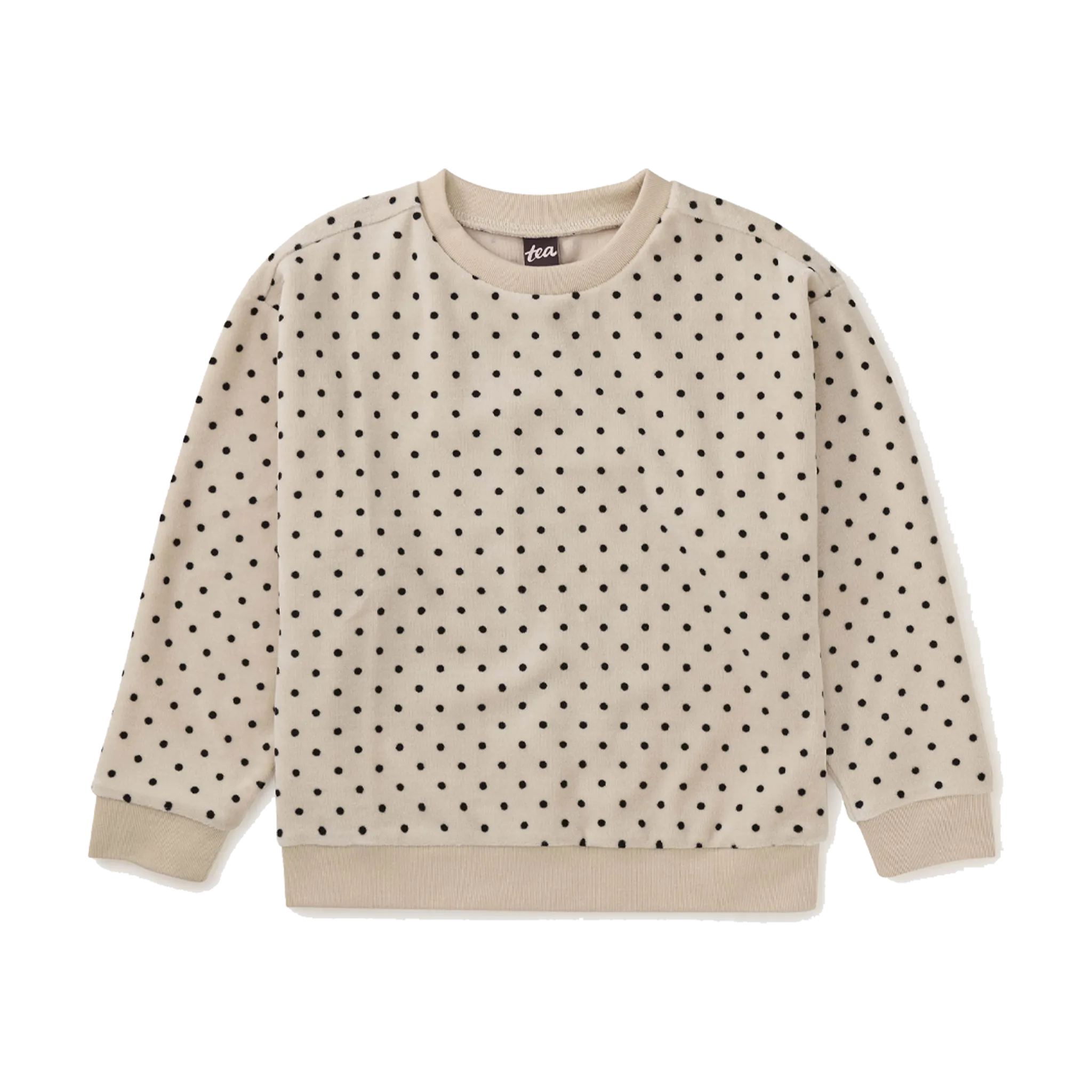 Relaxed Velour Pullover